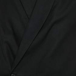 مملوكة مسبقًا Kith Black Silk & Cotton Thompson Crossover Shirt S