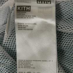 Pre Owned Kith Blue Logo Embroidery Nylon Shorts M