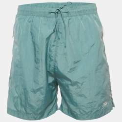 Kith Blue Logo Embroidery Nylon Shorts M