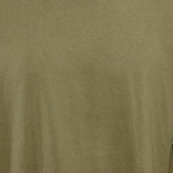 Pre Owned Kith Olive Green Cotton Turtle Neck Long Sleeve T-Shirt L