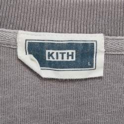 Pre Owned تي شيرت كيث رمادي جيرسي كوين مقاس كبير - لارج