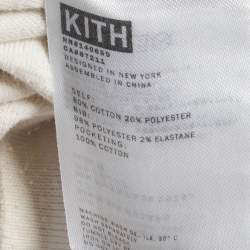 Pre Owned Kith Cream Paisley print Terry Graham Shorts XL