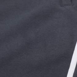 Pre Owned Kith Ash Blue/White Jersey Drawstring Track Pants XL