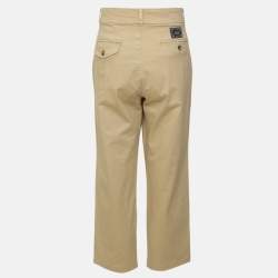 Pre Owned Kith Khaki Stretch Cotton Pants XXL
