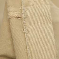 Pre Owned Kith Khaki Stretch Cotton Pants XXL