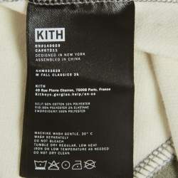 Pre Owned Kith Green Printed Pique Cotton Long Sleeve Sweatshirt XS
