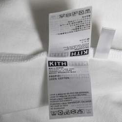 Kith x Biggie White Logo Printed Cotton Crewneck T-Shirt L