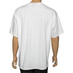 Kith x Biggie White Logo Printed Cotton Crewneck T-Shirt L
