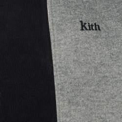 Kith Black & Grey Wool Zip Front Jacket M