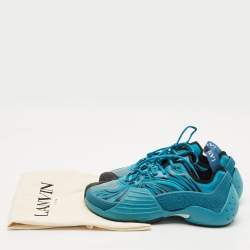 مملوكة مسبقًا حذاء رياضي لانفان توركوازي أزرق شبكي ومطاطي "فلاش إكس" برباط مقاس 42