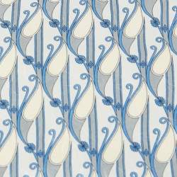 Lanvin Blue Printed Silk Traditional Tie 