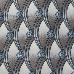 Lanvin Grey Printed Silk Tie 