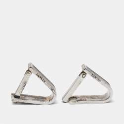 Lanvin Enamel Sterling Silver Cufflinks