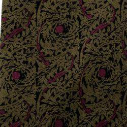 Lanvin Floral Pattern Printed Silk Tie