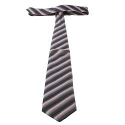 Lanvin Multicolor Diagonal Striped Silk Traditional Tie