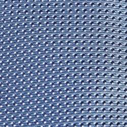 Pre Owned Lanvin Blue Patterned Silk Jacquard Tie