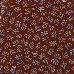 Pre Owned Lanvin Brown Printed Silk Tie
