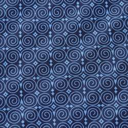 Lanvin Blue Circle Print Silk Tie