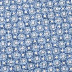 Pre Owned Lanvin Blue Floral Print Silk Tie