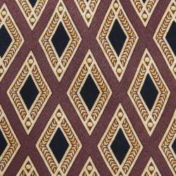 Pre Owned Lanvin Multicolor Diamond Printed Silk Tie