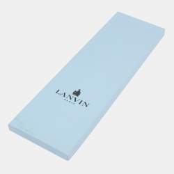 Pre Owned Lanvin Red Printed Silk Tie & Pocket Square