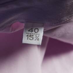 Lanvin Pink Cotton Button Front Shirt M