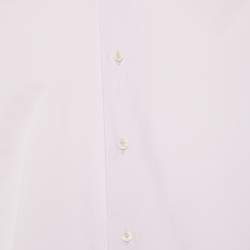 Lanvin Pink Cotton Button Front Shirt M