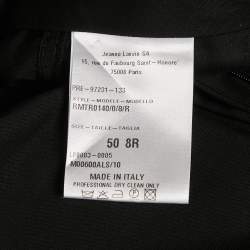 مملوكة مسبقًا بنطلون لانفان صوف أسود/أزرق كبير