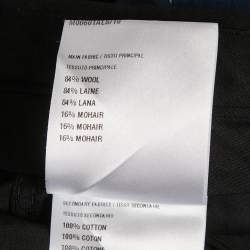 مملوكة مسبقًا بنطلون لانفان صوف أسود/أزرق كبير