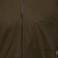 مملوكة مسبقًا Lanvin Brown Jersey Zip-Up Jacket L