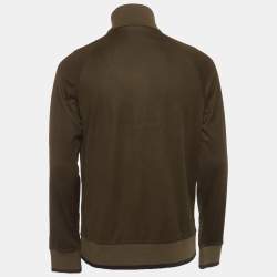 مملوكة مسبقًا Lanvin Brown Jersey Zip-Up Jacket L