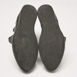 Pre Owned Lanvin Black Leather Chelsea Boots Size 45