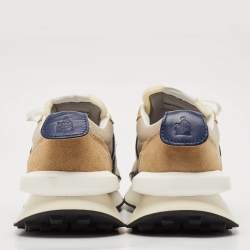 Lanvin Tricolor Mesh and Leather Bumper Sneakers Size 44