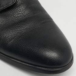 Pre Owned Lanvin Black Leather Lace Up Oxfords Size 43