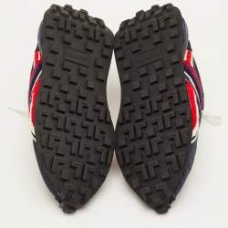 Pre Owned Lanvin Bumper Size 41 Multicolor Fabric and Suede Runner Sneakers