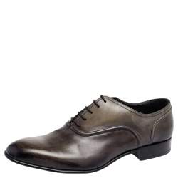 Lanvin Two Tone Leather Lace Up Oxford Size 43