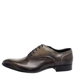 Lanvin Two Tone Leather Lace Up Oxford Size 43