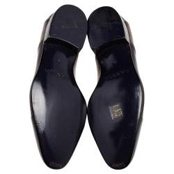 Pre Owned Lanvin Brown Leather Lace Up Oxford Size 43