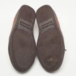 Lanvin Brown Suede Low Top Sneakers Size 43
