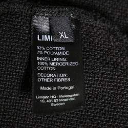 Limitato Black Cotton Jimi Hendrix Printed Hoodie XL