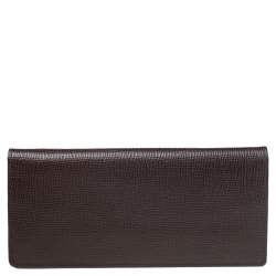 Loewe Brown Leather Bifold Long Wallet