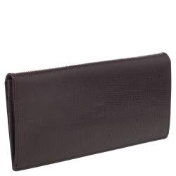 Loewe Brown Leather Bifold Long Wallet