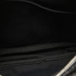Pre Owned Loewe Black Anagram Jacquard Military Messenger Bag