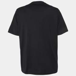 Loewe Black Neon Anagram Cotton Crew Neck T-Shirt L