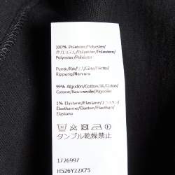Loewe Black Anagram Embroidered Cotton Crew Neck T-Shirt XL