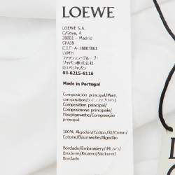 Loewe White Cotton Anagram Fake Pocket Crew Neck T-Shirt XXL
