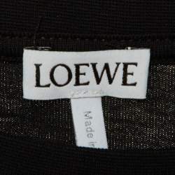 Loewe Black Neon Anagram Cotton Crew Neck T-Shirt M