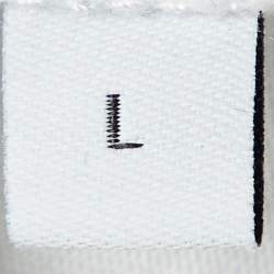 Loewe White Glitch Anagram Cotton Crew Neck T-Shirt L