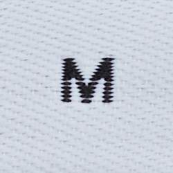 Loewe White Anagram Pixel Embroidered Cotton Crew Neck T-Shirt M