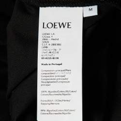 Loewe Black Cotton Anagram Fake Pocket Crew Neck T-Shirt M